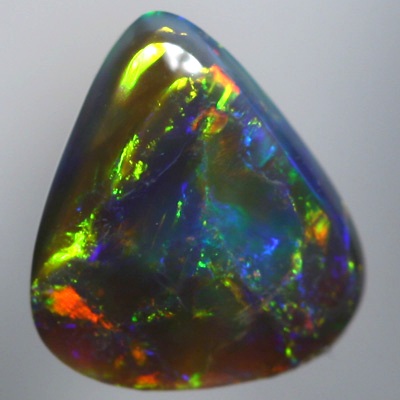 SOLID BLACK OPAL Bright and strong gem colours. SEE VIDEO